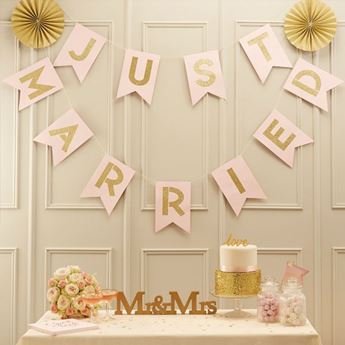 Guirnalda Just Married Elegante (3,5m)