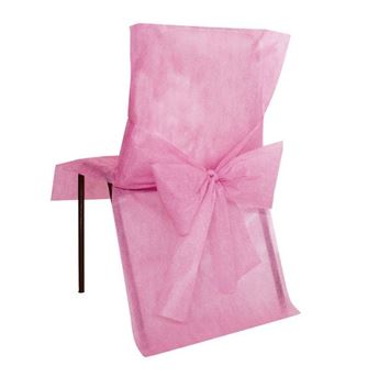 Fundas para Silla Rosa Pastel Maxi Pack (10 unidades)