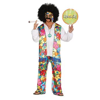 Disfraz Hippie Flores (Talla L 52-54)