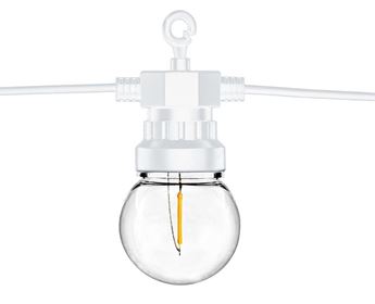 Guirnalda blanca luces led 8m (Luz amarilla cálida)