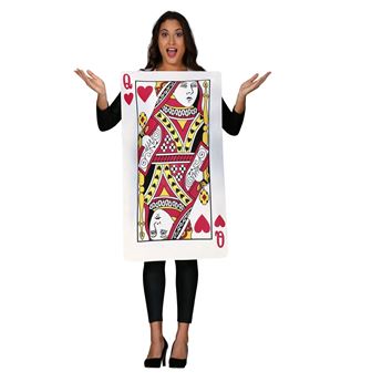 Disfraz Carta de Poker Dama (Talla 42-44)