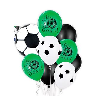 Globos Fútbol Bouquet Mix (9 unidades)
