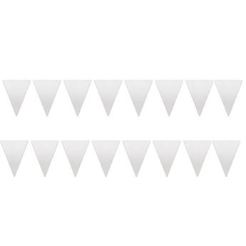Banderín Blanco papel (25m)