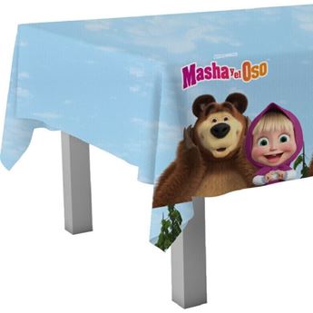 Mantel de Masha y el Oso Fiesta plástico (120cm x 180cm)