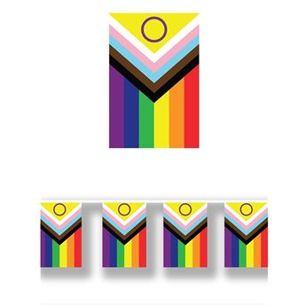Guirnalda Orgullo LGTB Inclusiva papel (2,5m)