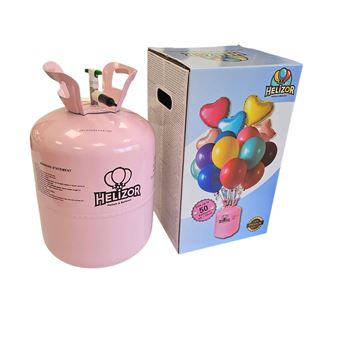 Bombona de Helio Botella Desechable para 50 Globos de 23cm