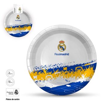 Platos Real Madrid – Afición (8 uds, 18 cm)
