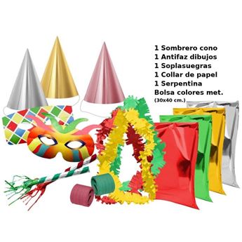 Cotillón Fiesta Clásica Metalizada