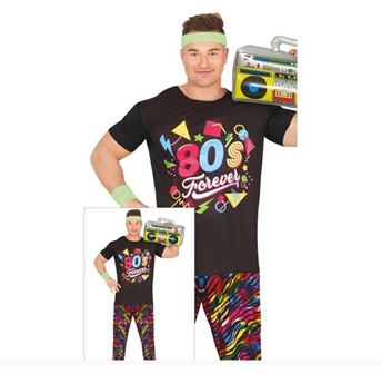 Disfraz Años 80 Rainbow 80s Lover (Talla 48-50)
