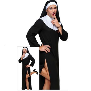 Disfraz Monja Hombre Despedida L (Talla 52-54)