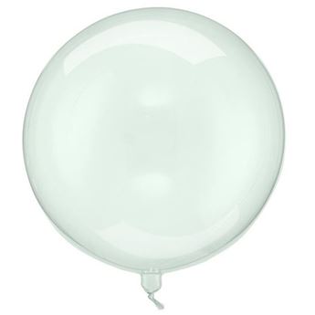 Globo Bubble Esférico Verde Transparente SIN VALVULA (40cm)