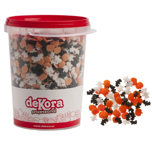 CONFETTI MIX HALLOWEEN (CALABAZA, FANTASMA Y MURCIELAGO)