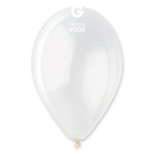 12" LÁTEX 100CT CRISTAL TRANSPARENTE #000, 30cm