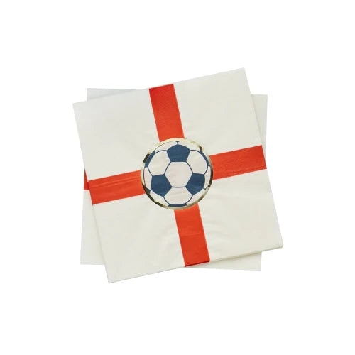 VAMOS, PAQUETE DE PAPEL DE PAPEL DE FÚTBOL INGLESA, PAQUETE DE 16