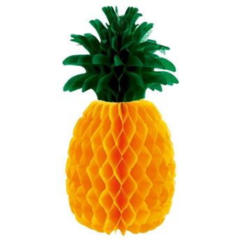 Centro de Mesa Piña Nido de Abeja (29cm)