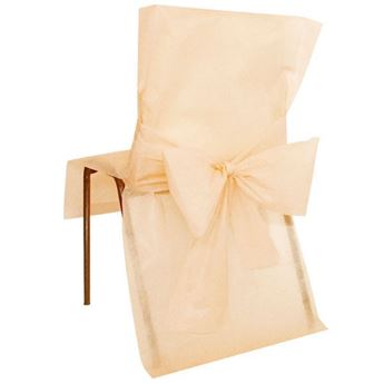 Fundas para Silla Marfil Maxi Pack (10 unidades)