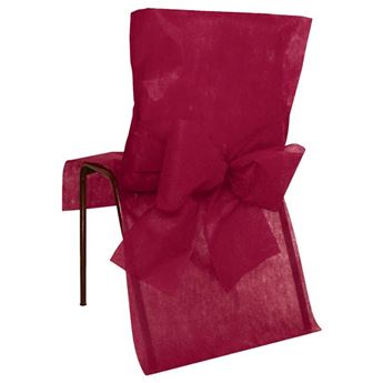 Fundas para Silla Burdeos Maxi Pack (10 unidades)