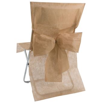 Fundas para Silla Beige Maxi Pack (10 unidades)