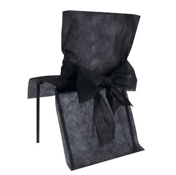 Fundas para Silla Negro Maxi Pack (10 unidades)