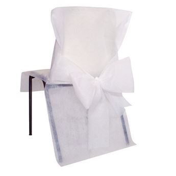Fundas para Silla Blancas Maxi Pack (10 unidades)