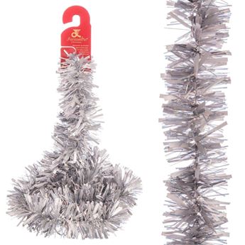 Espumillón Plateado (180cm x 7cm)