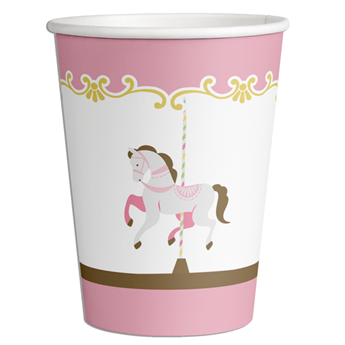 Vasos Carrusel cartón (8 unidades)