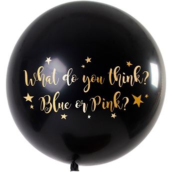 Globo Gender Reveal ¿What do You Think Blue or Pink? Látex (90cm)