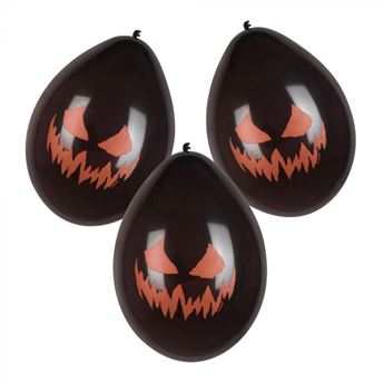 Globos Calabaza Espeluznante Halloween (6 uds.)