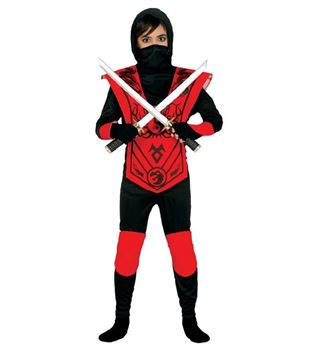 Disfraz Ninja Rojo (5-6 Años)
