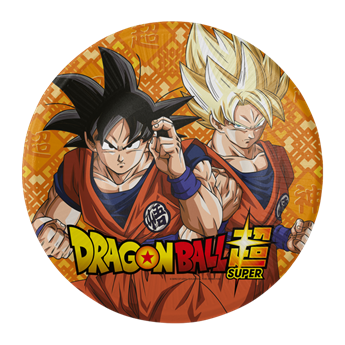 Platos Dragon Ball cartón 18cm (8 unidades)