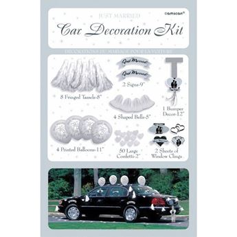 Kit Decoración Boda para Coche (71 pzas.)