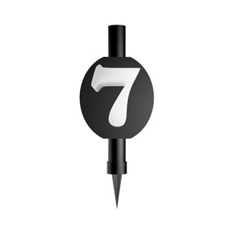 Bengala Número 7 Negra