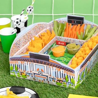Stand Estadio de Fútbol Snack cartón 36x30cm