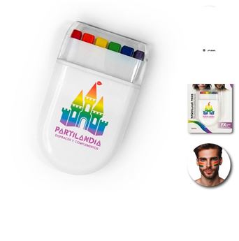 Maquillaje Pride en Barra Multicolor