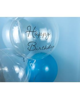 Globos Takara T-Balloon 330mm Happy Birthday SIN VÁLVULA (10 unidades)