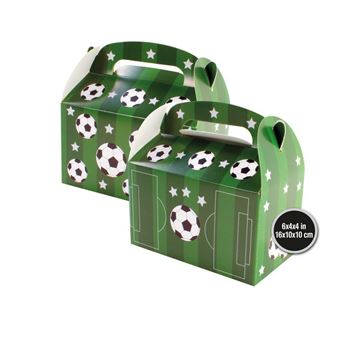 Cajas Fiesta Futboleras cartón (2 unidades)