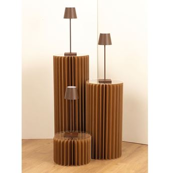 Pedestal Plegable Color Kraft (60cm)