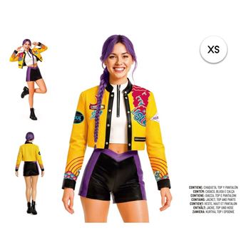 Disfraz Cazadoras K-Pop Lider Demon Hunters Mujer (Talla XS)