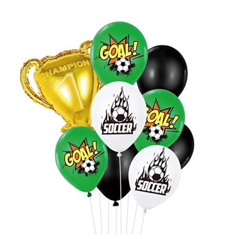 Globos Fútbol Bouquet Gol Mix (9 uds)