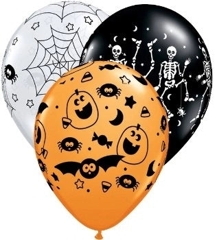 SURTIDO GLOBOS HALLOWEEN 50 UNID