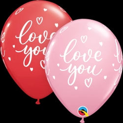 Globos latex surtido san valentine