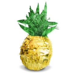 PIÑATA PIÑA VIBES / PAPEL DE ALUMINIO 27,4 X 45,5 X 26 CM