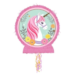 PIÑATA CON CONTORNO MÁGICO DE UNICORNIO PAPEL / PLÁSTICO 45,7 X 55,2 X 7,6 CM