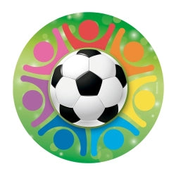 DISCO OBLEA TARTA BALON FUTBOL 20CM