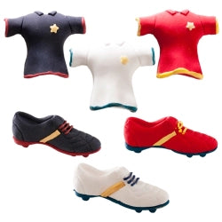 DECORACION AZUCAR BOTA DE FUTBOL 18U. 6CM