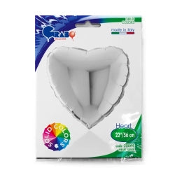 22 "Corazón Plata 1 unid