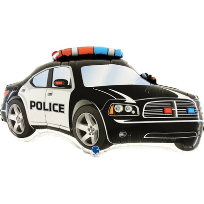 COCHE DE POLICÍA NEGRO