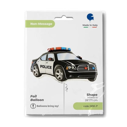 COCHE DE POLICÍA NEGRO