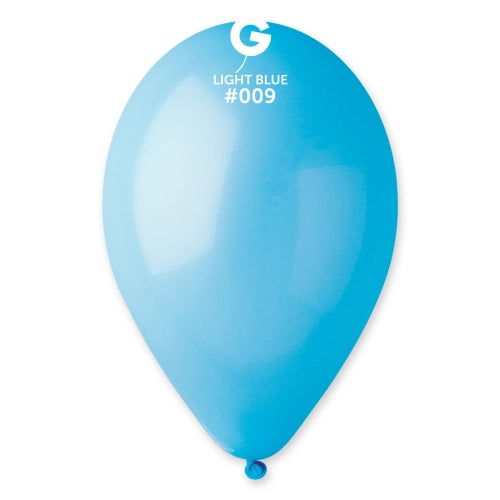 12" LÁTEX 100CT AZUL CLARO #009, 30cm