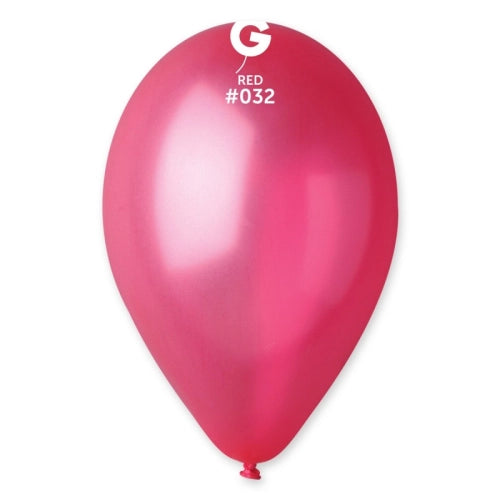 LÁTEX 100CT ROJO METÁLICO DE 12" #032, 30cm